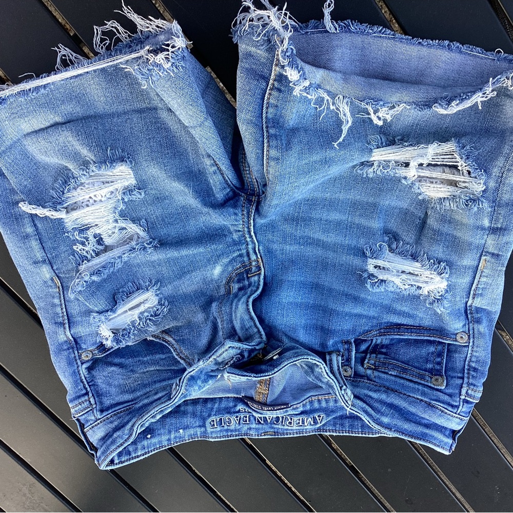 American Eagle Outfitters Blue Jean Shorts womens 10